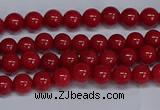 CMJ22 15.5 inches 4mm round Mashan jade beads wholesale