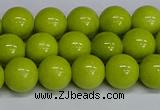 CMJ221 15.5 inches 10mm round Mashan jade beads wholesale