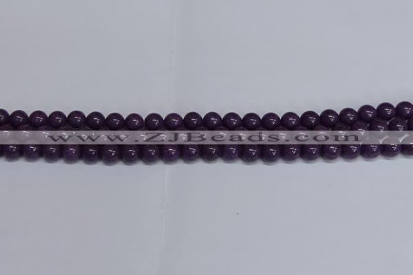 CMJ262 15.5 inches 8mm round Mashan jade beads wholesale