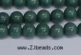 CMJ290 15.5 inches 8mm round Mashan jade beads wholesale