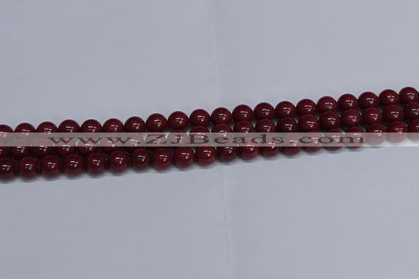 CMJ31 15.5 inches 8mm round Mashan jade beads wholesale