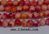 CMJ400 15.5 inches 4mm round rainbow jade beads wholesale