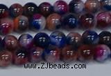 CMJ429 15.5 inches 6mm round rainbow jade beads wholesale