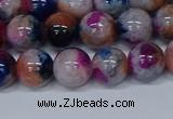 CMJ431 15.5 inches 10mm round rainbow jade beads wholesale