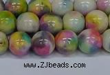 CMJ438 15.5 inches 10mm round rainbow jade beads wholesale