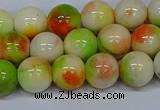 CMJ452 15.5 inches 10mm round rainbow jade beads wholesale