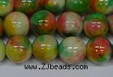 CMJ460 15.5 inches 12mm round rainbow jade beads wholesale
