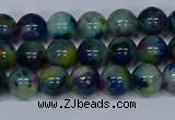 CMJ465 15.5 inches 8mm round rainbow jade beads wholesale