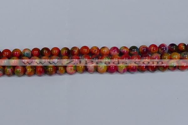 CMJ473 15.5 inches 10mm round rainbow jade beads wholesale