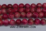 CMJ477 15.5 inches 4mm round rainbow jade beads wholesale