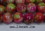 CMJ481 15.5 inches 12mm round rainbow jade beads wholesale