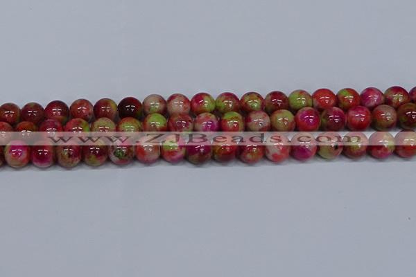 CMJ481 15.5 inches 12mm round rainbow jade beads wholesale