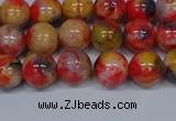 CMJ486 15.5 inches 8mm round rainbow jade beads wholesale