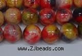 CMJ487 15.5 inches 10mm round rainbow jade beads wholesale