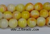 CMJ507 15.5 inches 8mm round rainbow jade beads wholesale