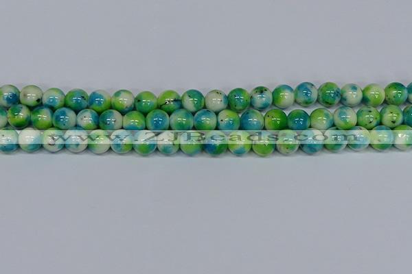 CMJ523 15.5 inches 12mm round rainbow jade beads wholesale