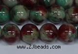 CMJ572 15.5 inches 12mm round rainbow jade beads wholesale