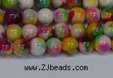 CMJ590 15.5 inches 6mm round rainbow jade beads wholesale