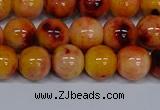 CMJ648 15.5 inches 10mm round rainbow jade beads wholesale