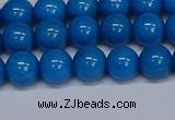 CMJ66 15.5 inches 8mm round Mashan jade beads wholesale