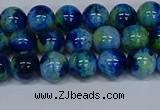 CMJ668 15.5 inches 8mm round rainbow jade beads wholesale