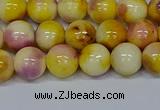 CMJ697 15.5 inches 10mm round rainbow jade beads wholesale