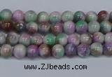 CMJ715 15.5 inches 4mm round rainbow jade beads wholesale