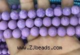 CMJ819 15.5 inches 12mm round matte Mashan jade beads wholesale