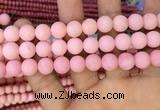 CMJ823 15.5 inches 10mm round matte Mashan jade beads wholesale