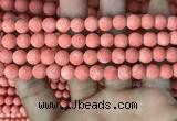 CMJ827 15.5 inches 8mm round matte Mashan jade beads wholesale