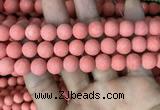 CMJ828 15.5 inches 10mm round matte Mashan jade beads wholesale