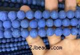 CMJ848 15.5 inches 10mm round matte Mashan jade beads wholesale