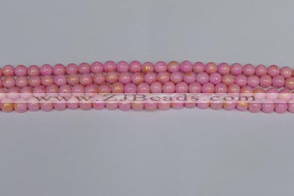 CMJ915 15.5 inches 4mm round Mashan jade beads wholesale