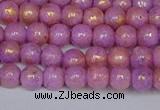 CMJ920 15.5 inches 4mm round Mashan jade beads wholesale