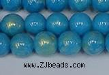 CMJ951 15.5 inches 6mm round Mashan jade beads wholesale