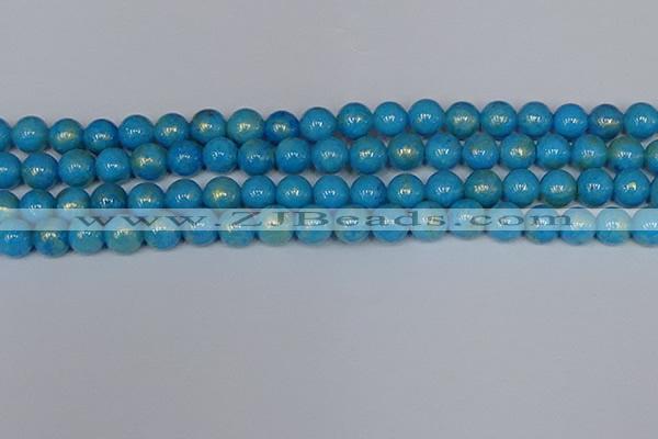 CMJ951 15.5 inches 6mm round Mashan jade beads wholesale