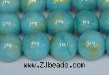 CMJ967 15.5 inches 8mm round Mashan jade beads wholesale