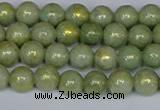 CMJ980 15.5 inches 4mm round Mashan jade beads wholesale