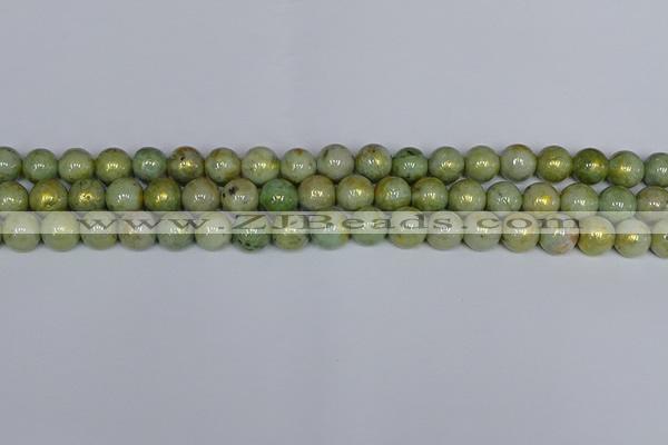 CMJ981 15.5 inches 6mm round Mashan jade beads wholesale