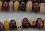 CMK118 15.5 inches 9*14mm rondelle mookaite beads wholesale