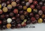 CMK16 15.5 inches 6mm faceted round mookaite beads wholesale