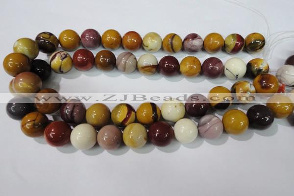 CMK207 15.5 inches 16mm round mookaite gemstone beads wholesale