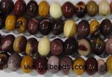 CMK220 15.5 inches 5*8mm rondelle mookaite gemstone beads