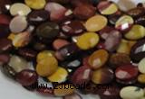 CMK23 15.5 inches 10*14mm faceted oval mookaite beads wholesale