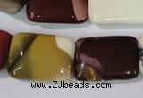 CMK267 15.5 inches 18*25mm rectangle mookaite gemstone beads