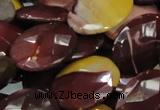 CMK28 15.5 inches 30*40mm faceted oval mookaite beads wholesale