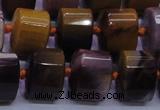 CMK290 15.5 inches 11*15*15mm faceted triangle mookaite beads