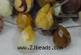 CMK35 15.5 inches 13*18mm faceted teardrop mookaite beads wholesale