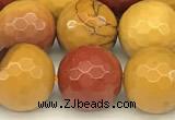 CMK362 15 inches 10mm faceted round mookaite beads wholesale