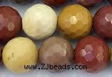 CMK372 15 inches 8mm faceted round mookaite gemstone beads